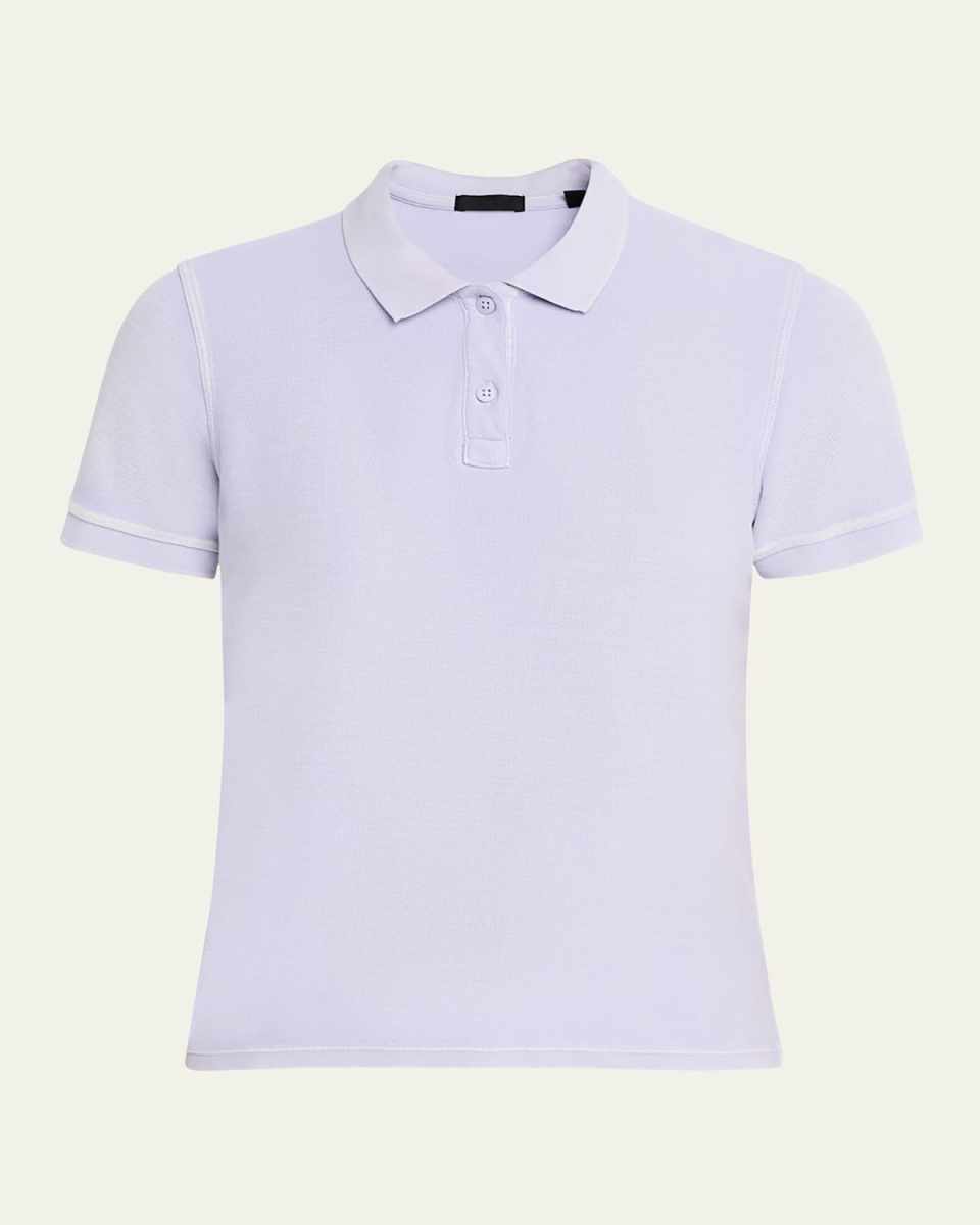 Pique with Wash Short-Sleeve Polo